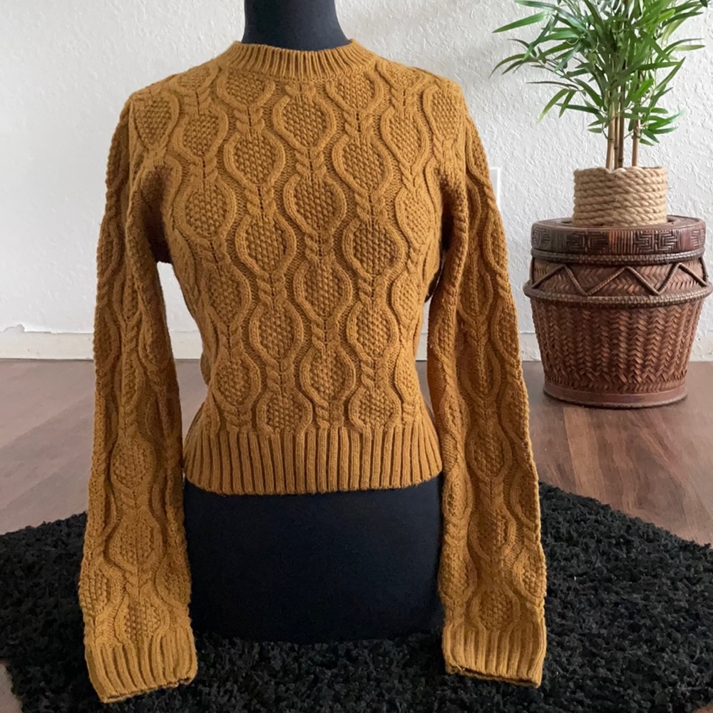 Brown Knitted Sweater